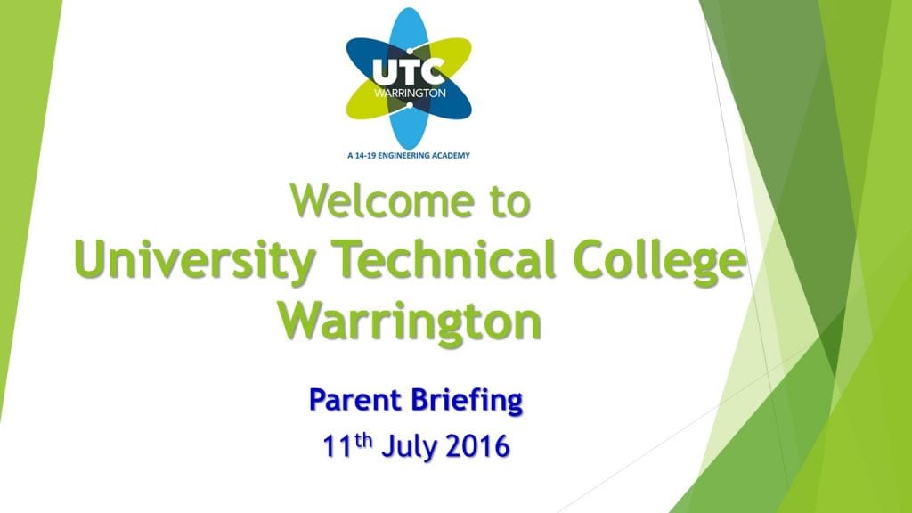 Parent Briefing - 11th July 2016